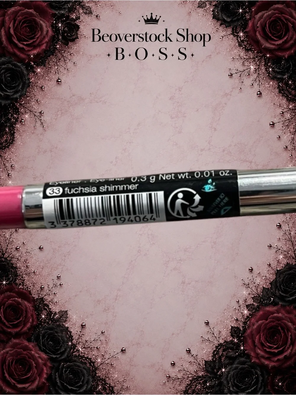 New Sealed SEPHORA COLLECTION Ultimate Gel Waterproof Eyeliner Pencil - 33 fuch